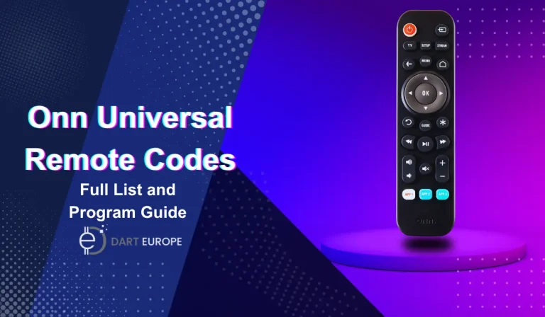 Onn Universal Remote Codes List